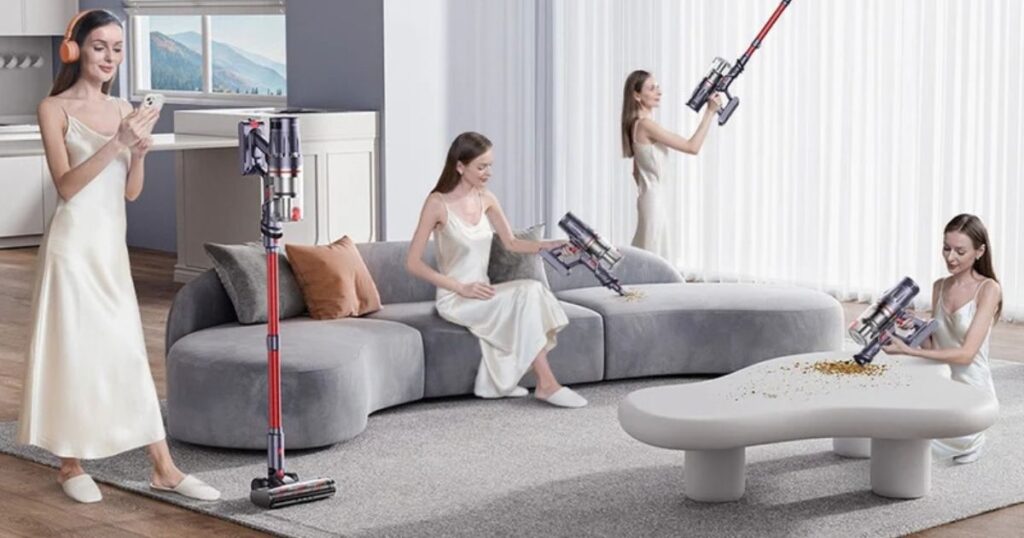 BuTure BP20 ZeroTangle Cordless Vacuum: 7 Powerful Features Worth Checking 5 BuTure BP20 ZeroTangle cordless stick vacuum featuring a 600W motor, 55KPA suction, and anti-tangle roller brush.