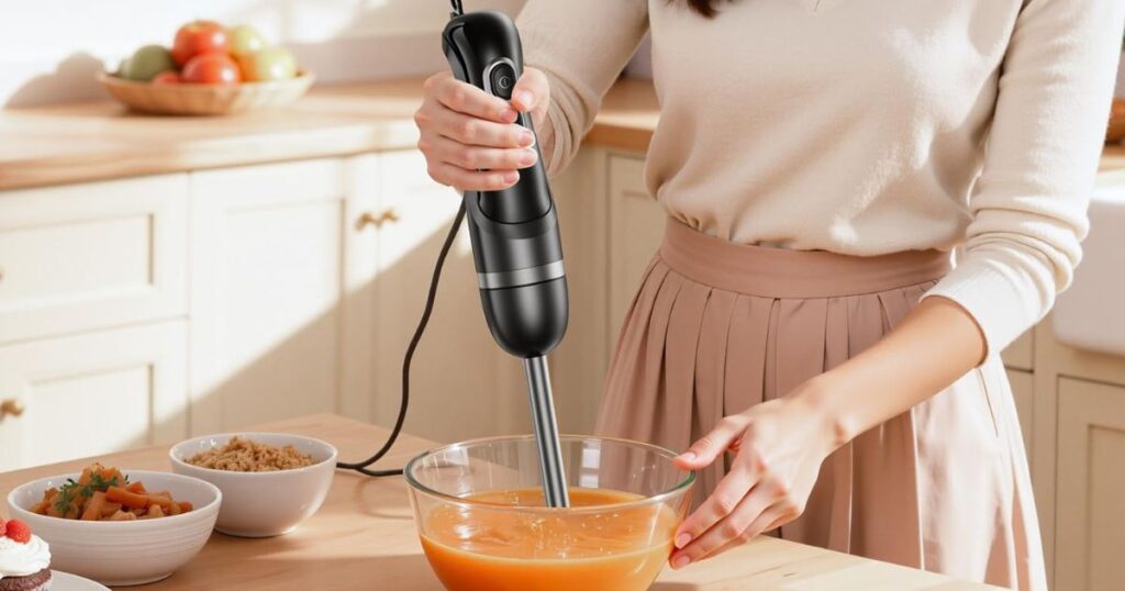 400W Immersion Blender: Smart Guide to Choosing the Right Hand Blender 8 Turelar 400W immersion blender with ergonomic handle and stainless steel blades